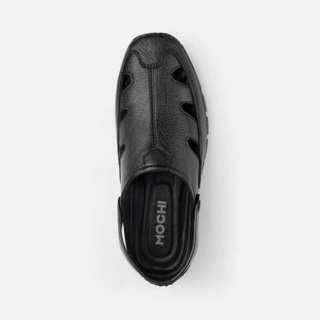 Mochi Men Black Casual Sandals (SKU: 18-1169-11-40)