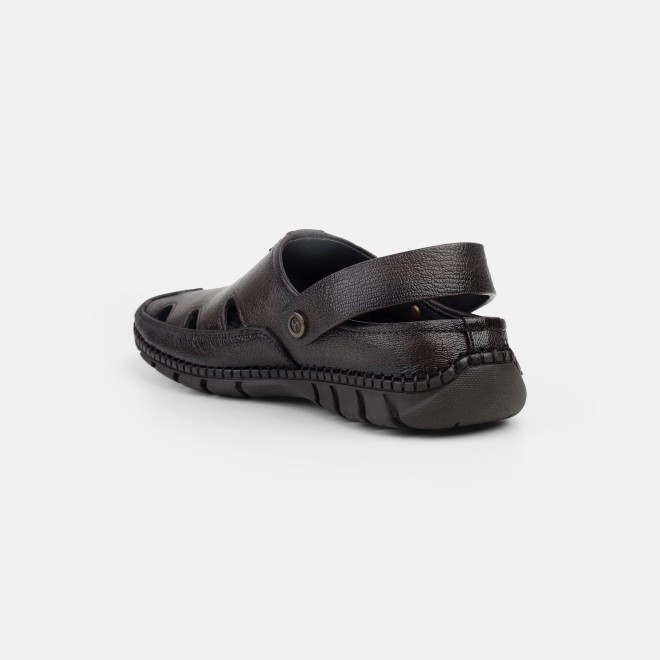 Mochi Men Brown Casual Sandals (SKU: 18-1169-12-40)