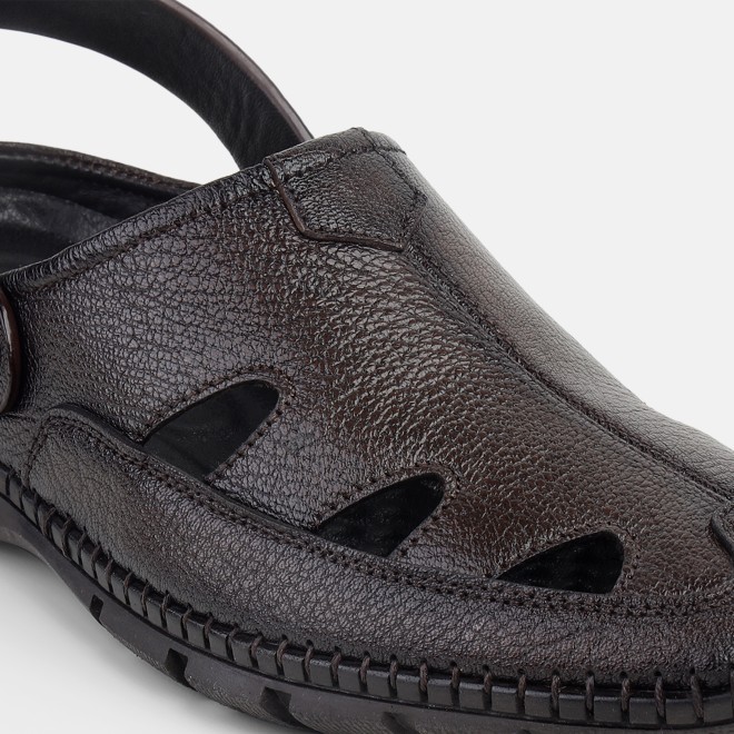 Mochi Men Brown Casual Sandals (SKU: 18-1169-12-40)