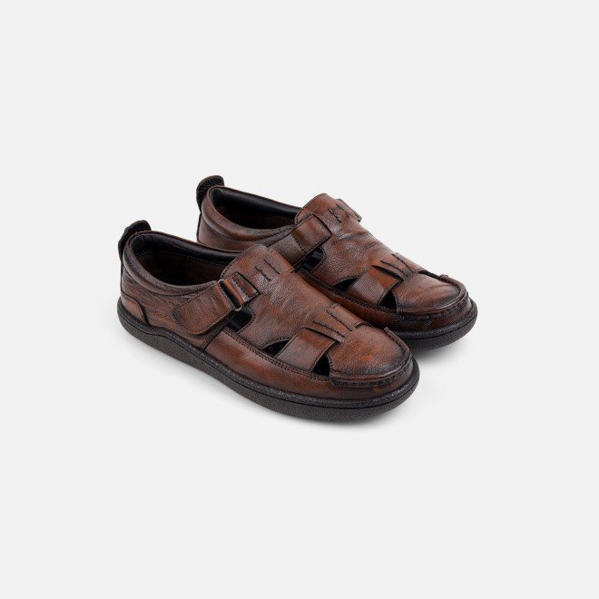 Mochi Men Brown Casual Sandals (SKU: 18-1170-12-40)