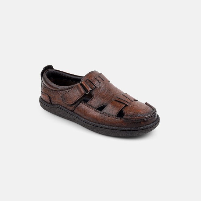 Mochi Men Brown Casual Sandals (SKU: 18-1170-12-40)