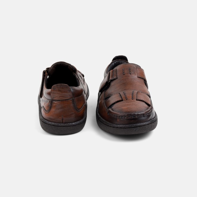 Mochi Men Brown Casual Sandals (SKU: 18-1170-12-40)