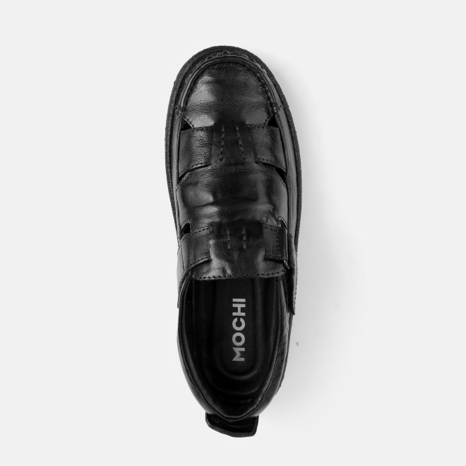 Mochi Men Black Casual Sandals (SKU: 18-1170-11-40)