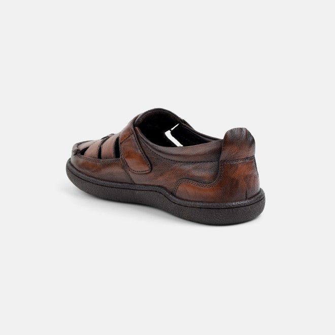 Mochi Men Brown Casual Sandals (SKU: 18-1170-12-40)