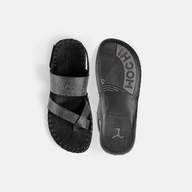 Mochi Men Grey Casual Sandals (SKU: 18-1180-14-40)
