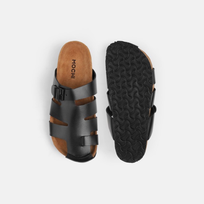 Mochi Men Black Casual Slip Ons (SKU: 18-1181-11-40)