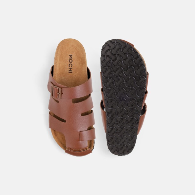 Mochi Men Tan Casual Slip Ons (SKU: 18-1181-23-40)