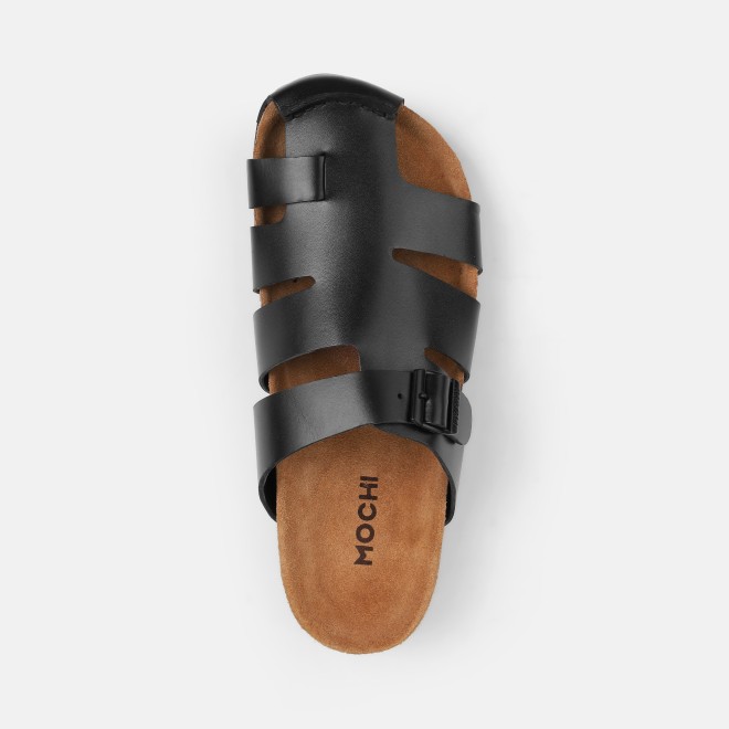 Mochi Men Black Casual Slip Ons (SKU: 18-1181-11-40)