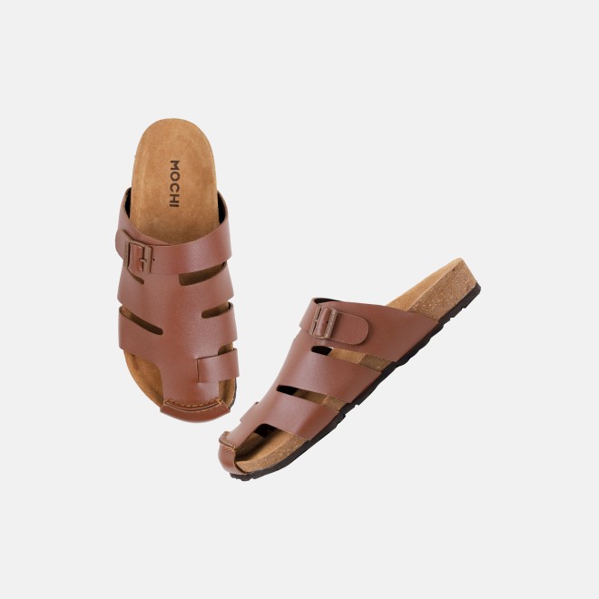Mochi Men Tan Casual Slip Ons (SKU: 18-1181-23-40)