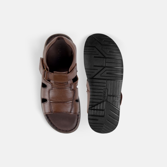 Mochi Men Brown Casual Sandals (SKU: 18-1186-12-40)