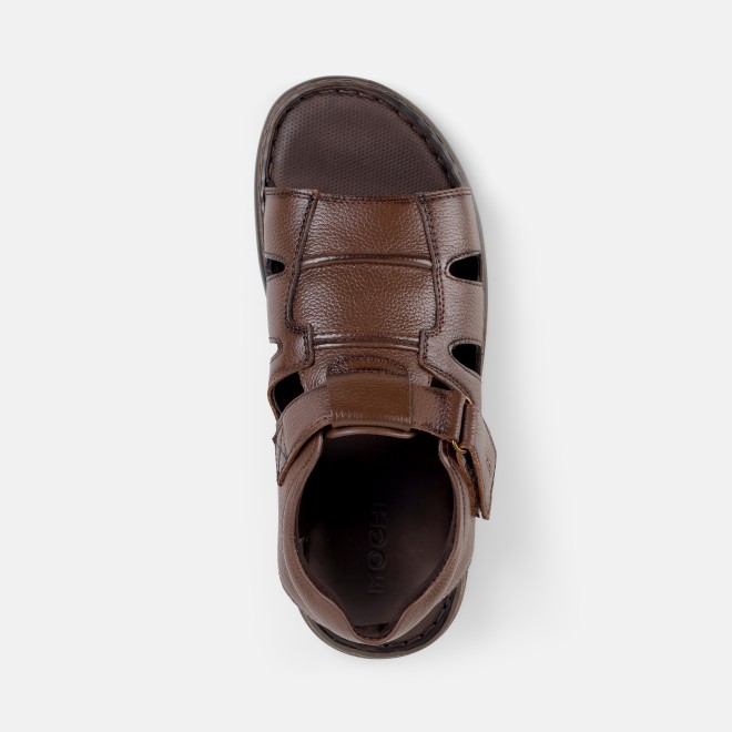 Mochi Men Brown Casual Sandals (SKU: 18-1186-12-40)