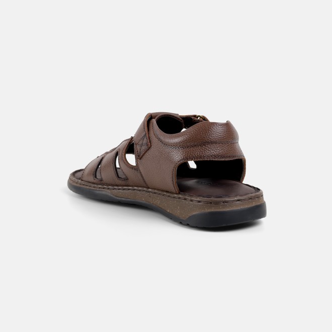 Mochi Men Brown Casual Sandals (SKU: 18-1186-12-40)