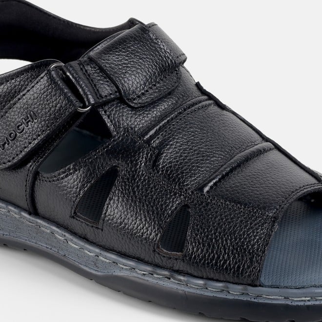 Mochi Men Black Casual Sandals (SKU: 18-1186-11-40)