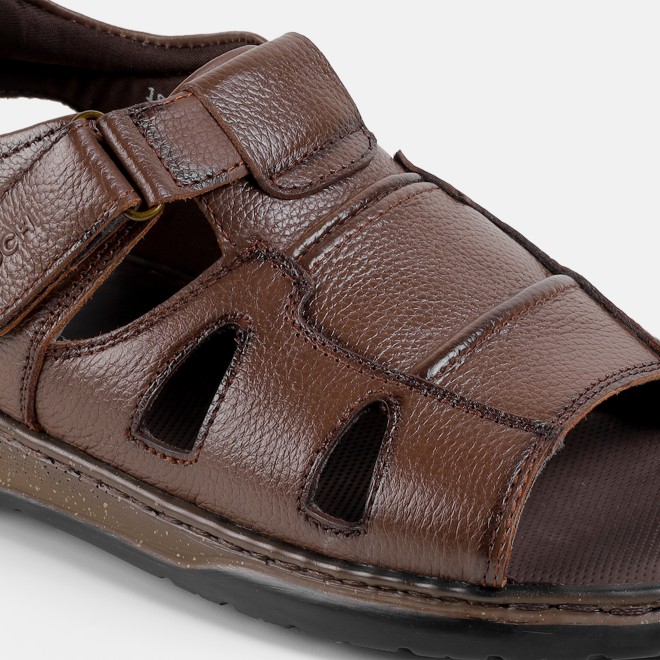 Mochi Men Brown Casual Sandals (SKU: 18-1186-12-40)
