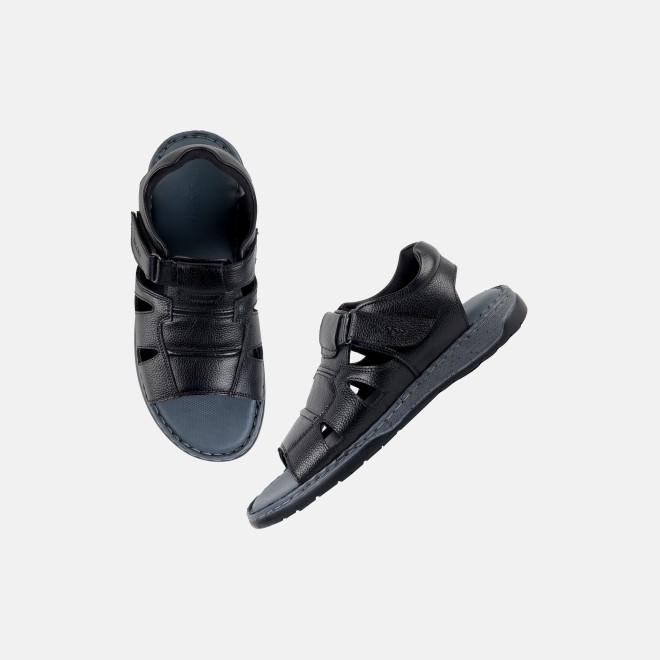 Mochi Men Black Casual Sandals (SKU: 18-1186-11-40)