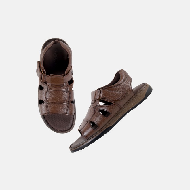 Mochi Men Brown Casual Sandals (SKU: 18-1186-12-40)
