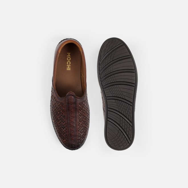 Mochi Men Tan Ethnic Jutis (SKU: 18-1234-23-39)