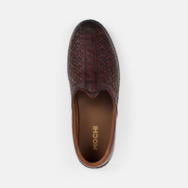 Mochi Men Tan Ethnic Jutis (SKU: 18-1234-23-39)