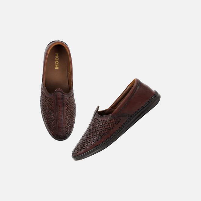 Mochi Men Tan Ethnic Jutis (SKU: 18-1234-23-39)