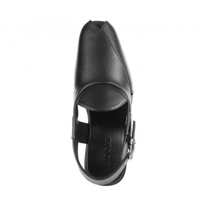 Mochi Men Black Ethnic Pathani Sandals (SKU: 18-1359-11-44)