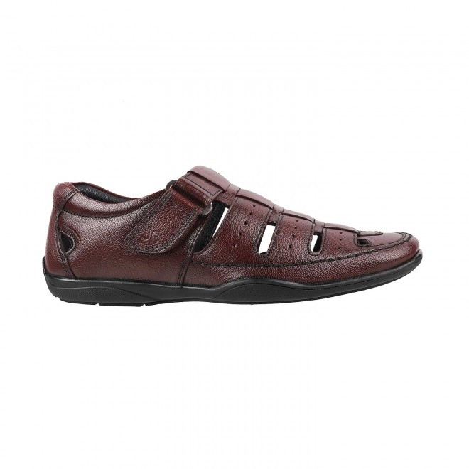 Mochi Men Maroon Casual Sandals (SKU: 18-1411-44-40)