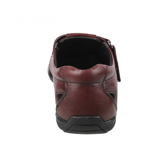Mochi Men Maroon Casual Sandals (SKU: 18-1411-44-40)