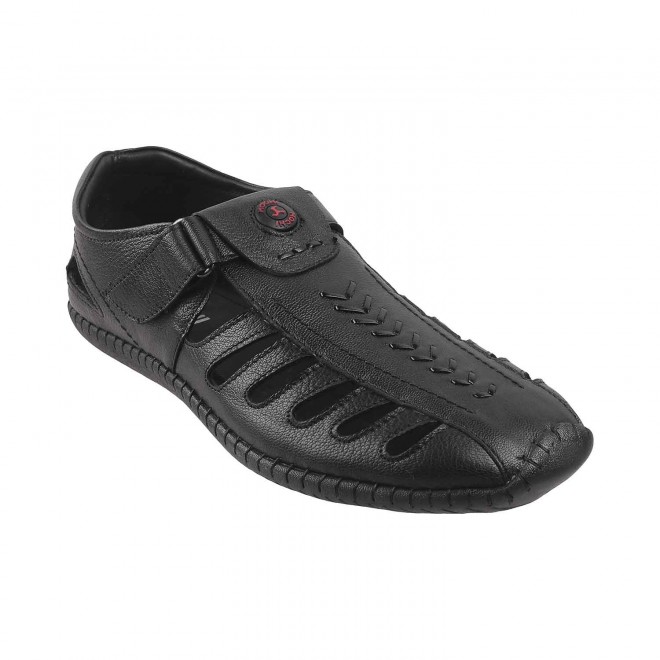 Mochi Men Black Casual Sandals (SKU: 18-1418-11-40)