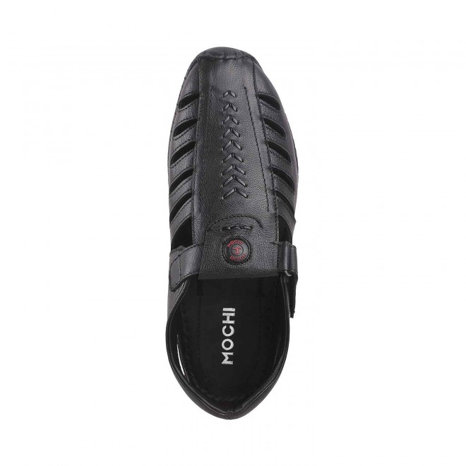 Mochi Men Black Casual Sandals (SKU: 18-1418-11-40)