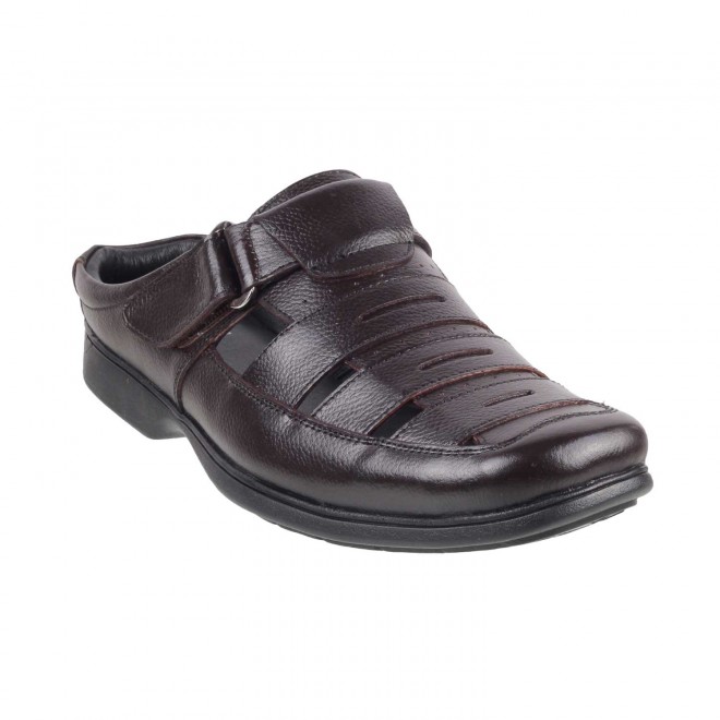 Mochi Men Brown Casual Slip Ons (SKU: 18-1433-12-40)