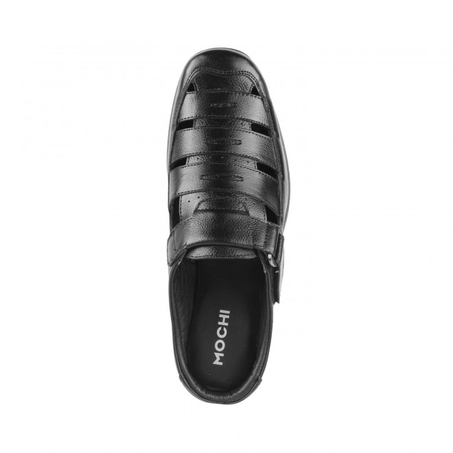 Mochi Men Black Casual Slip Ons (SKU: 18-1433-11-40)