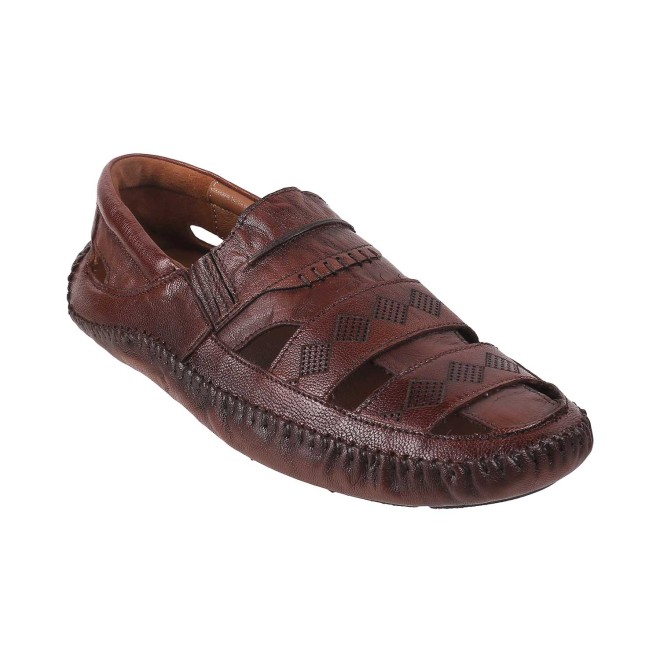 Mochi Men Tan Casual Sandals (SKU: 18-1573-23-41)