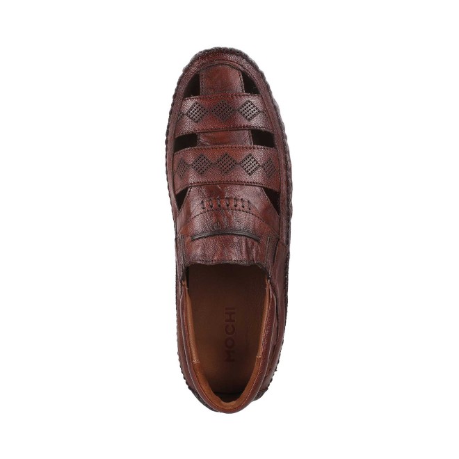 Mochi Men Tan Casual Sandals (SKU: 18-1573-23-41)