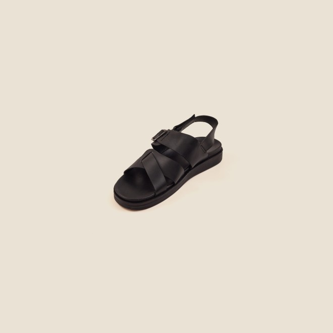 Mochi Men Black Casual Sandals (SKU: 18-1604-11-40)