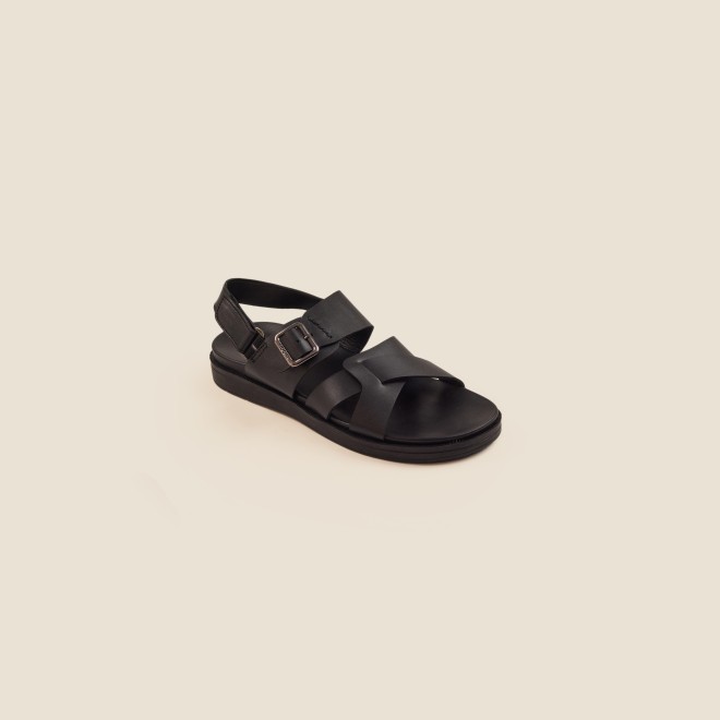 Mochi Men Black Casual Sandals (SKU: 18-1604-11-40)