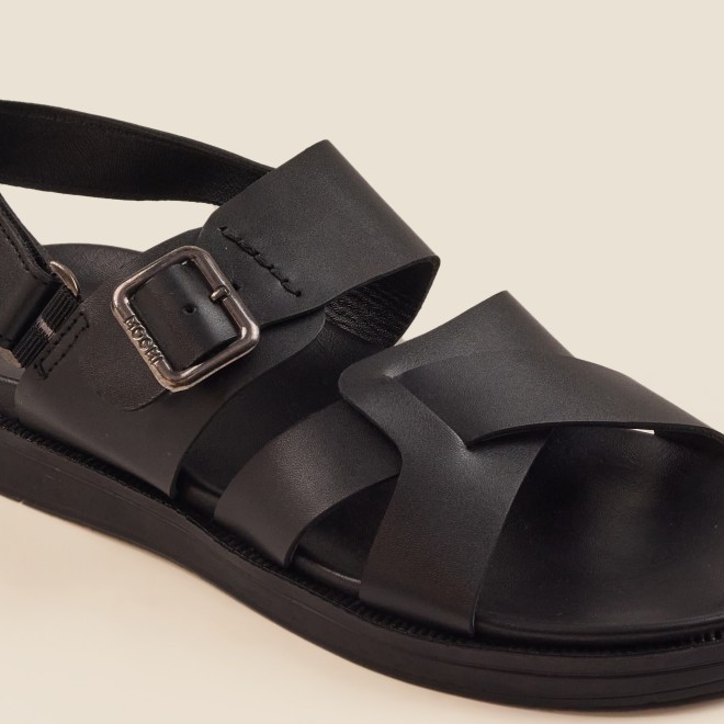 Mochi Men Black Casual Sandals (SKU: 18-1604-11-40)
