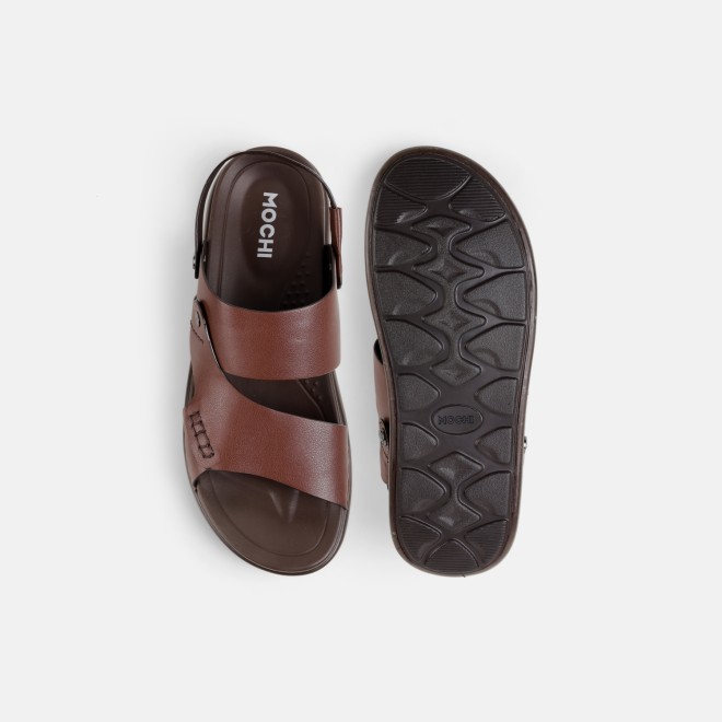 Mochi Men Brown Casual Sandals (SKU: 18-180-12-40)
