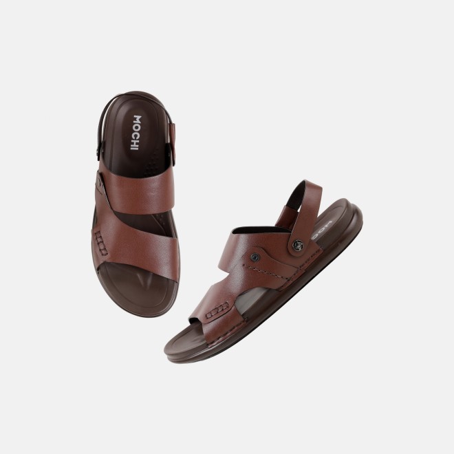 Mochi Men Brown Casual Sandals (SKU: 18-180-12-40)