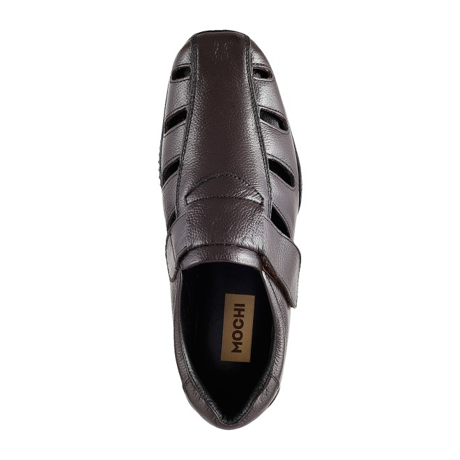 Mochi Men Brown Casual Sandals (SKU: 18-192-12-40)
