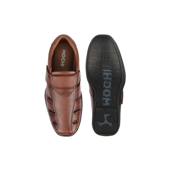 Mochi Men Tan Casual Sandals (SKU: 18-192L-23-47)
