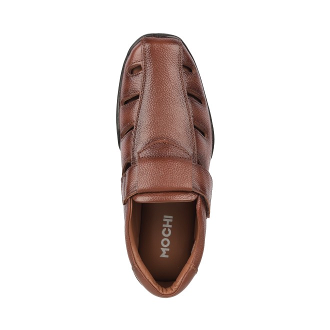 Mochi Men Tan Casual Sandals (SKU: 18-192L-23-47)
