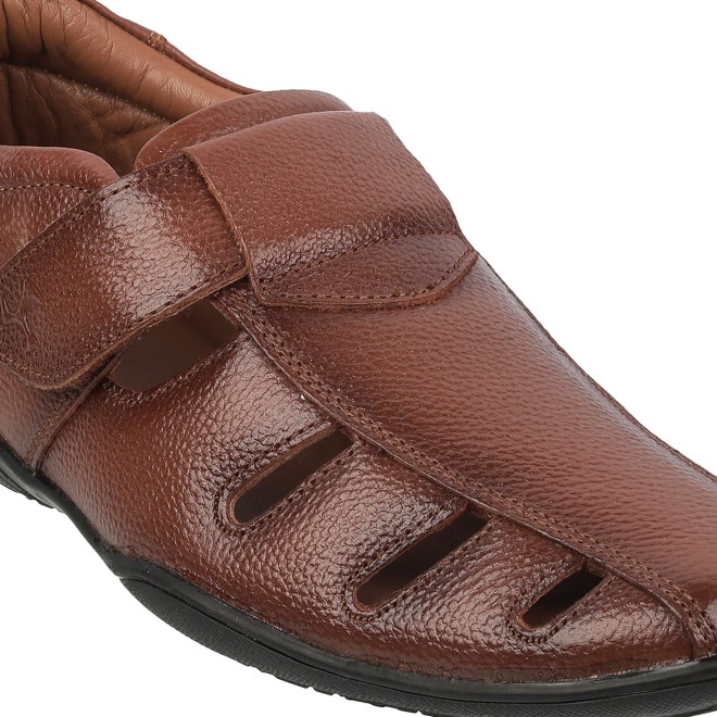 Mochi Men Tan Casual Sandals (SKU: 18-192L-23-47)