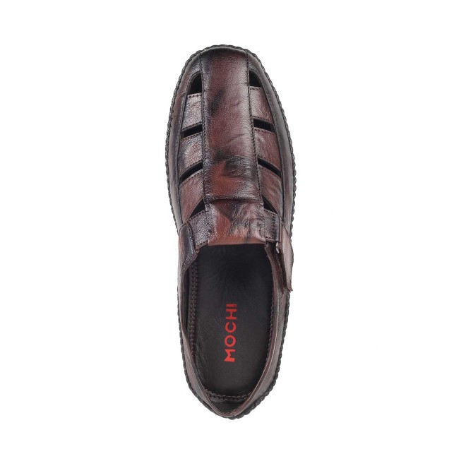 Mochi Men Brown Casual Slip Ons (SKU: 18-243-12-40)