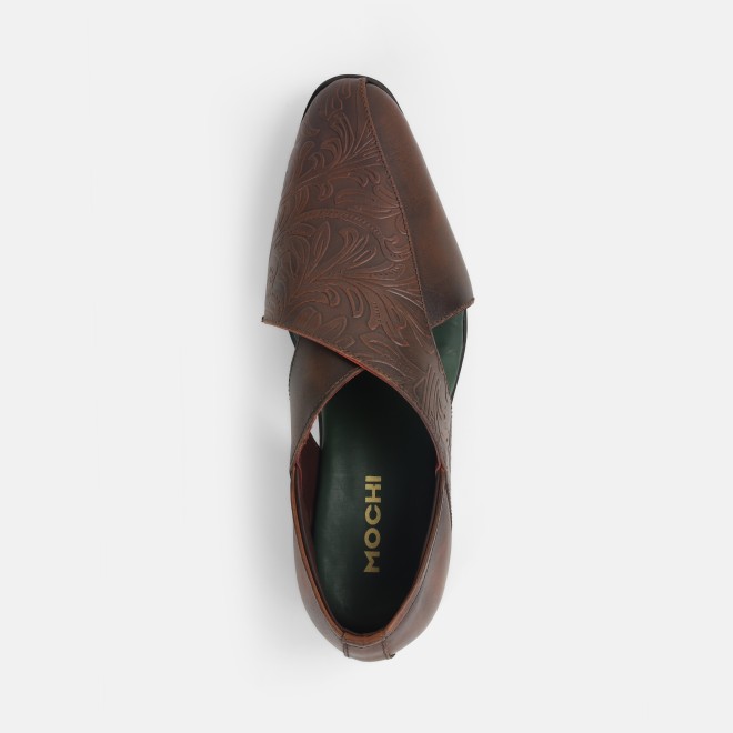 Mochi Men Brown Ethnic Pathanis (SKU: 18-419-12-40)