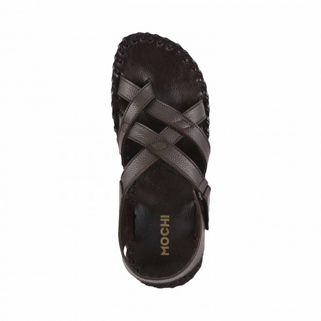 Mochi Men Brown Casual Sandals (SKU: 18-580-12-40)