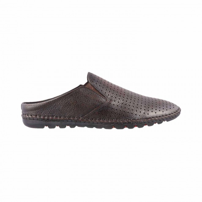 Mochi Men Brown Casual Slip Ons (SKU: 18-753-12-40)