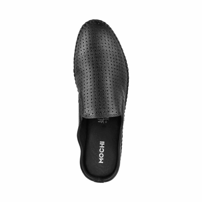 Mochi Men Black Casual Slip Ons (SKU: 18-753-11-40)
