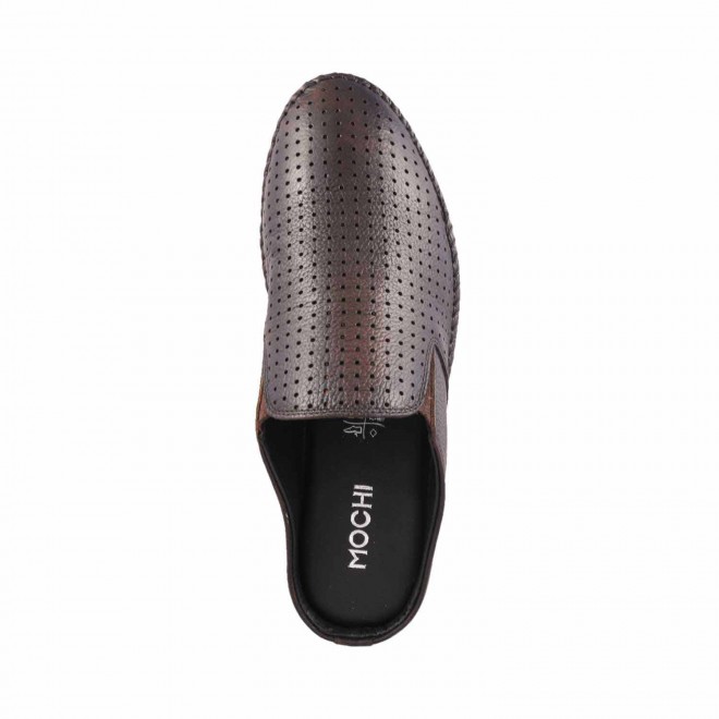 Mochi Men Brown Casual Slip Ons (SKU: 18-753-12-40)