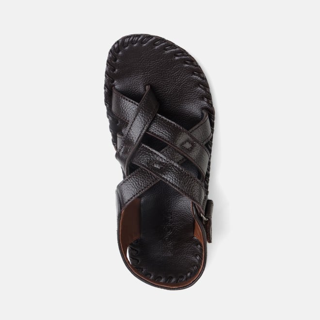 Mochi Men Brown Casual Sandals (SKU: 18-800580-12-40)