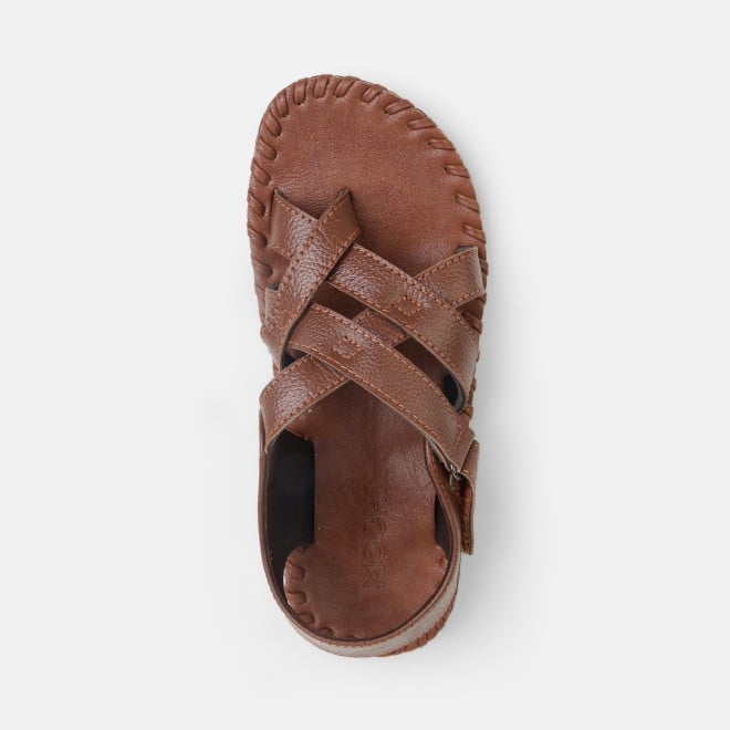 Mochi Men Tan Casual Sandals (SKU: 18-800580-23-40)