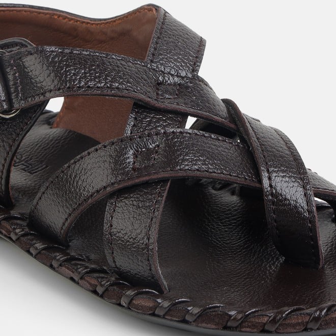 Mochi Men Brown Casual Sandals (SKU: 18-800580-12-40)